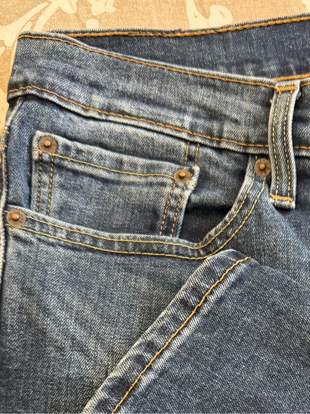 Levi's Men's Slim Straight Blue Denim Jeans